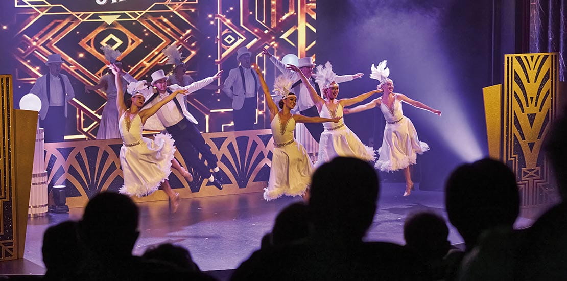 Dancers performing in The Playhouse